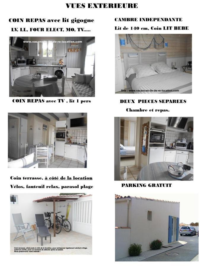 Ile De Re, La Danae, Velos, Wifi, Possibilite Cuisine, Linge, Parking Gratuit Saint-Martin-de-Ré Εξωτερικό φωτογραφία